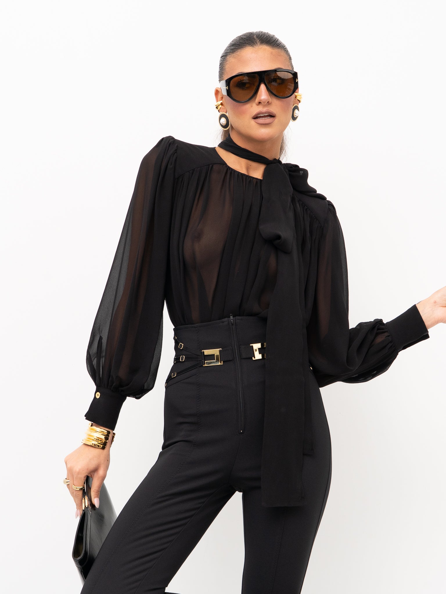 ELISABETTA FRANCHI CB00661E2 BODYSUIT SHIRT