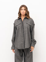 CAMICIA A PAPER KID F5PKWOSI136