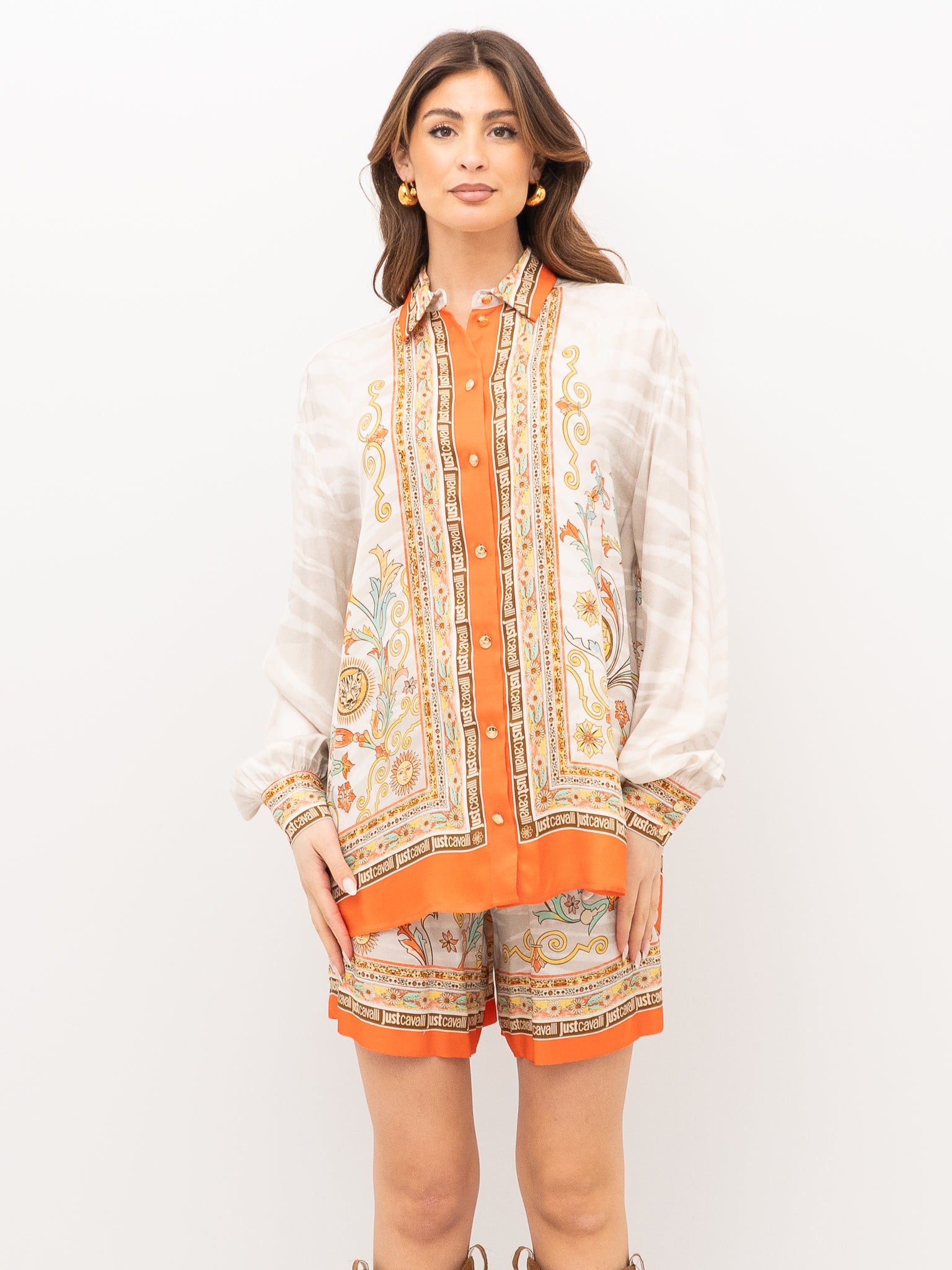 CAMISA JUST CAVALLI 80PAL2P6 NS843