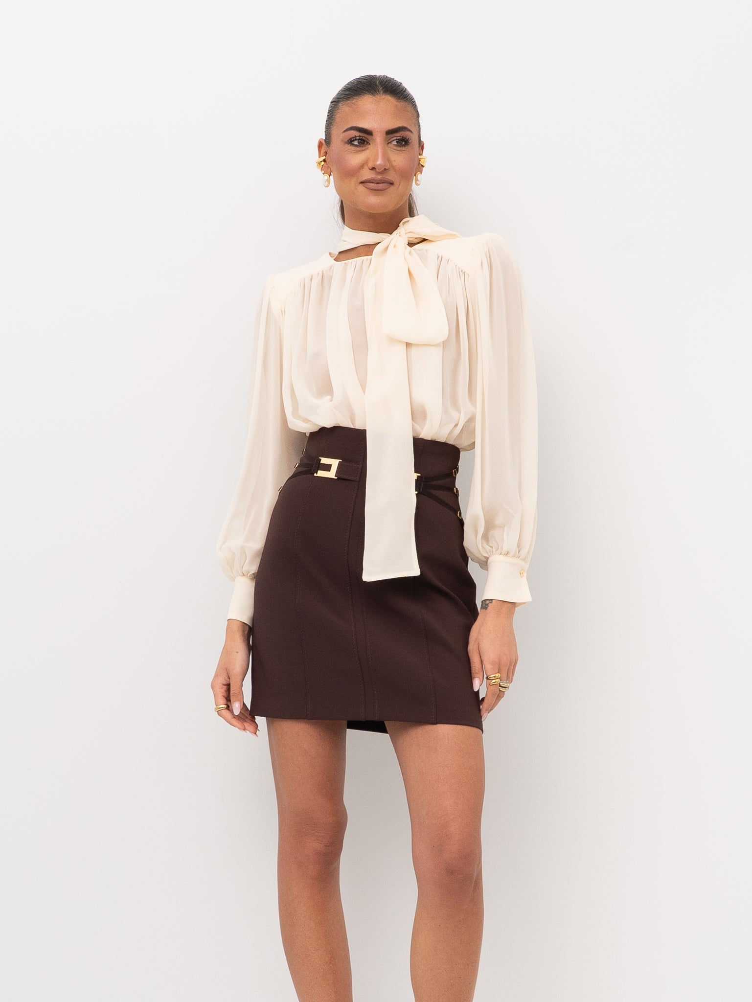 ELISABETTA FRANCHI CB00661E2 BODYSUIT SHIRT