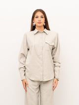 CAMICIA A PAPER KID F6PKWOSI036
