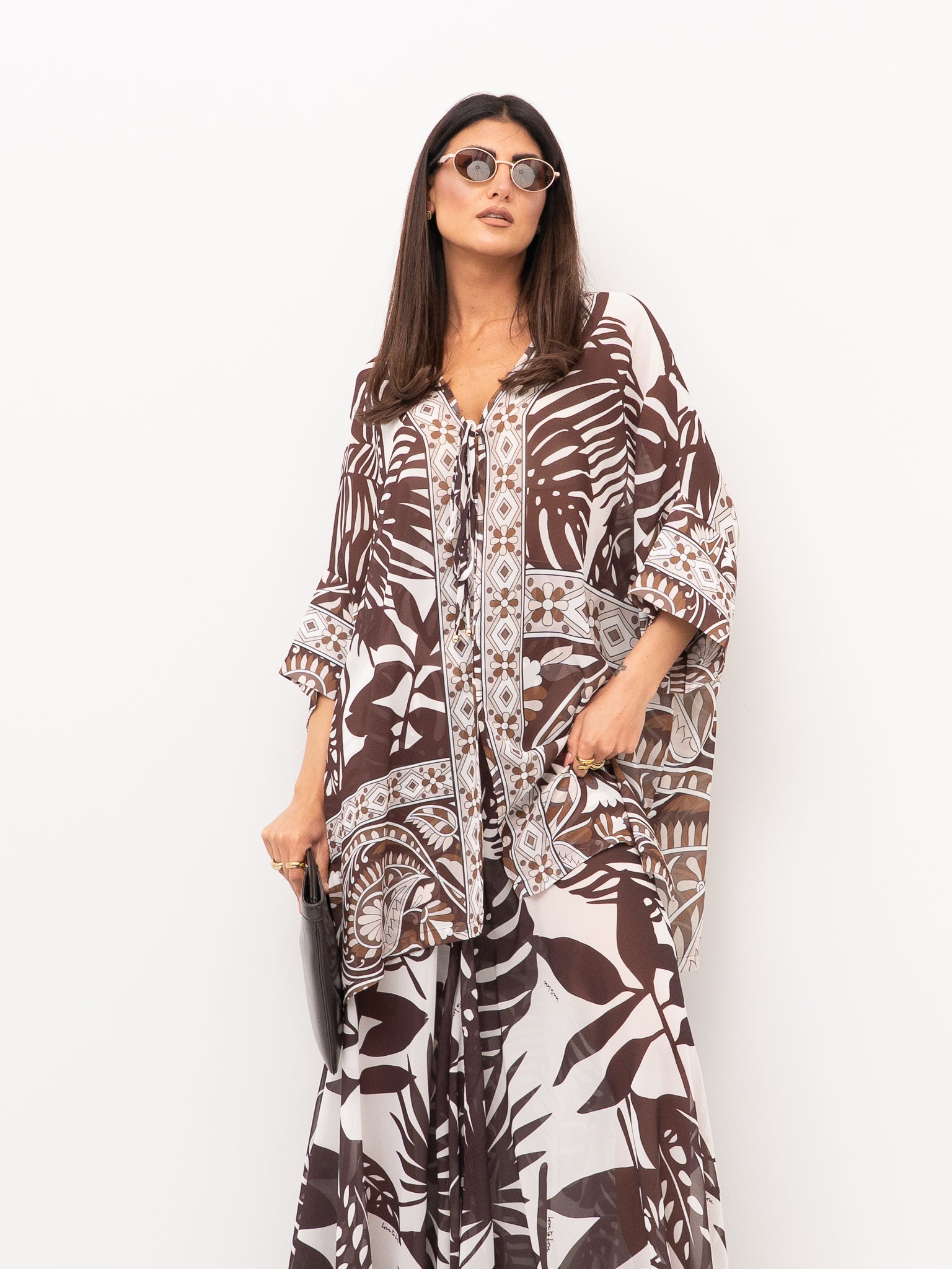GAI MATTIOLO CAFTAN LT412