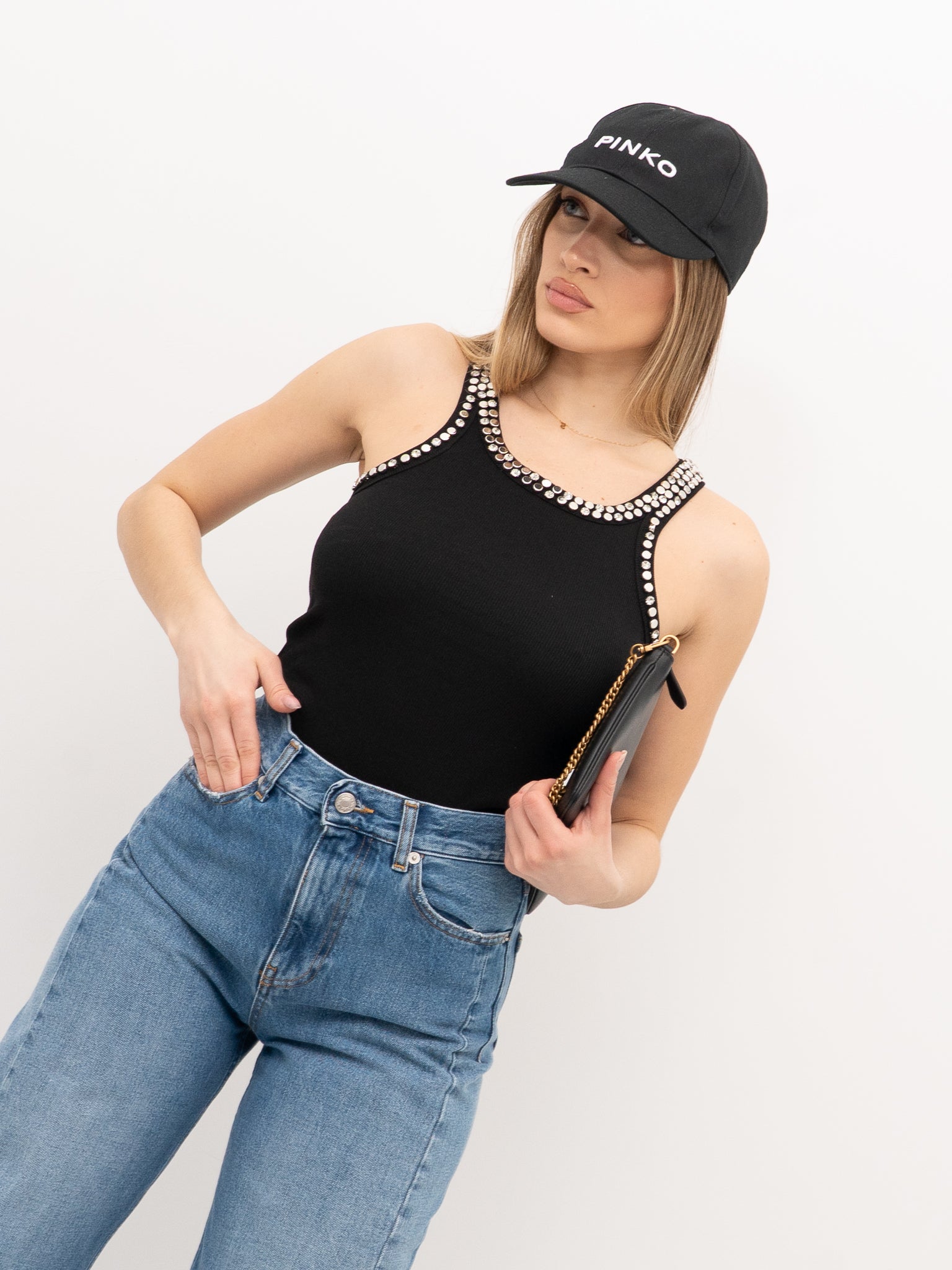 PINKO CAMISETA DE TIRANTES 104109-A35Y