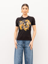 T-SHIRT VERSACE JEANS COUTURE 80HAHE01 CJ02E