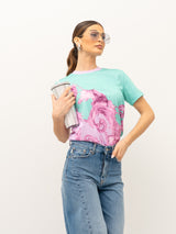 T-SHIRT VERSACE JEANS COUTURE 80HAH6P3 JS542