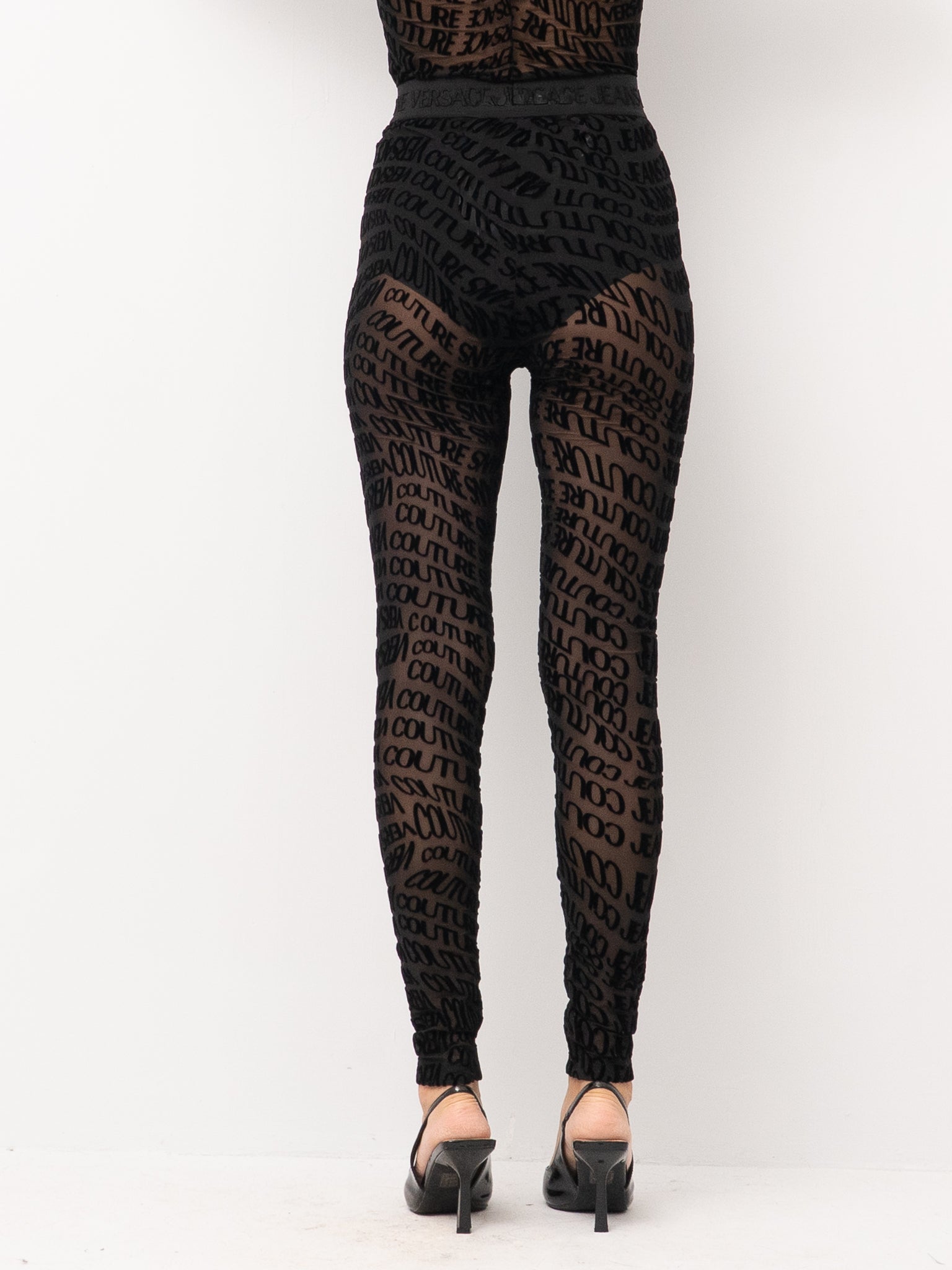 VERSACE JEANS COUTURE LEGGINGS 79HAC101 JS490