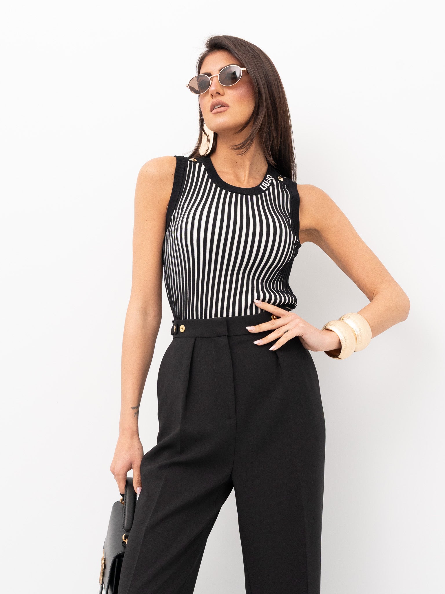 CAMISETA SIN MANGAS LIU JO TA6064MS55N