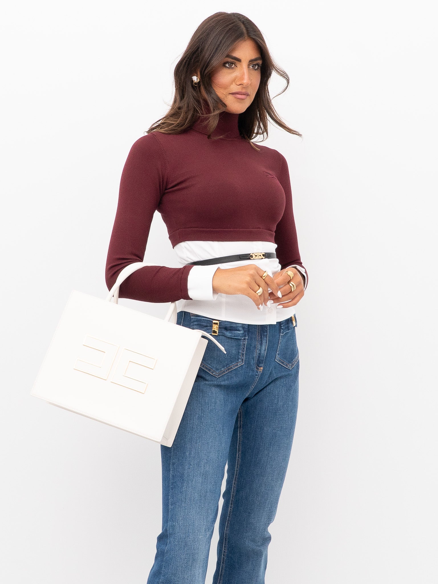 ELISABETTA FRANCHI MK14T56E2 SWEATER