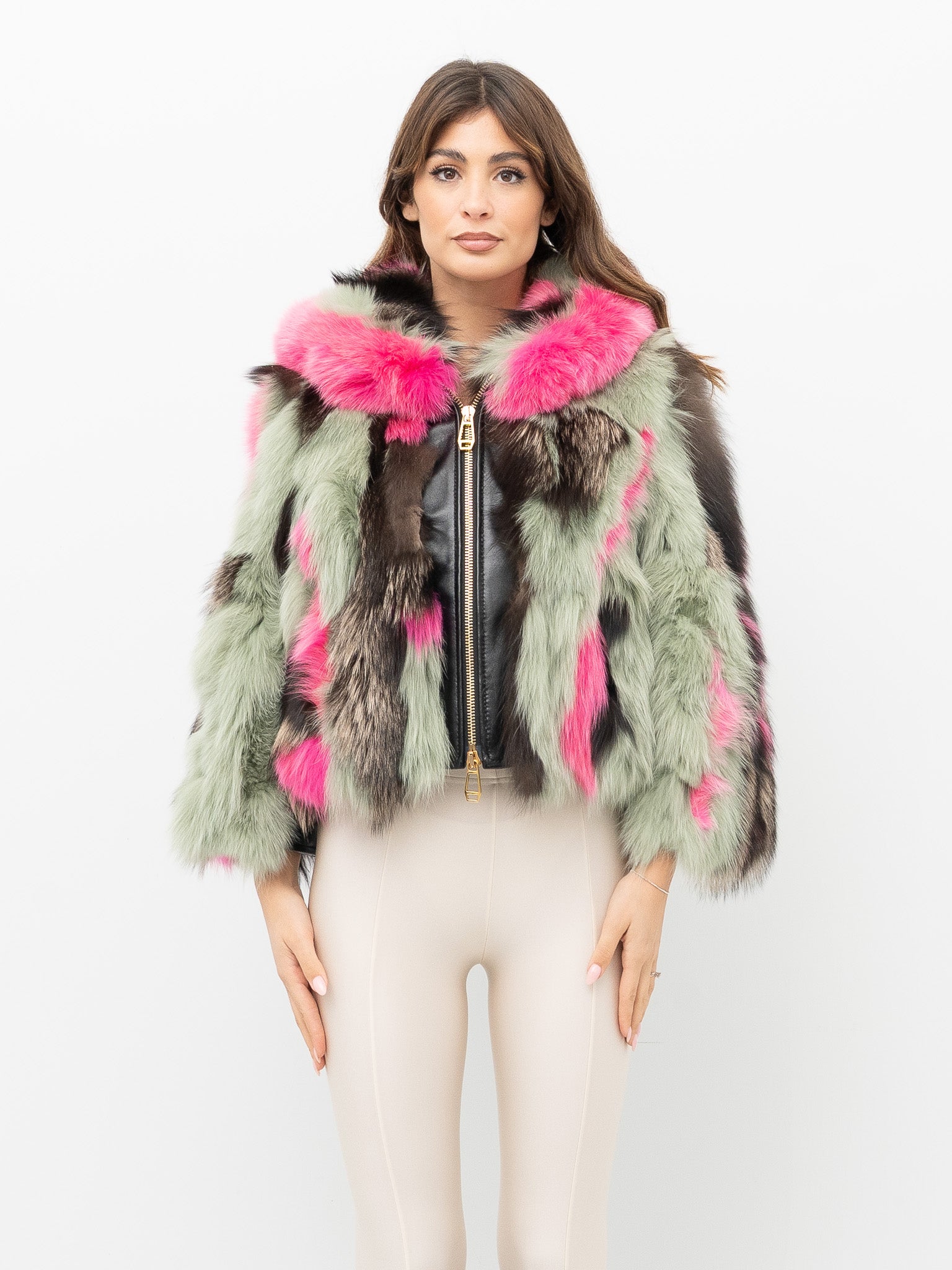 YES LONDON FUR COAT LC50019