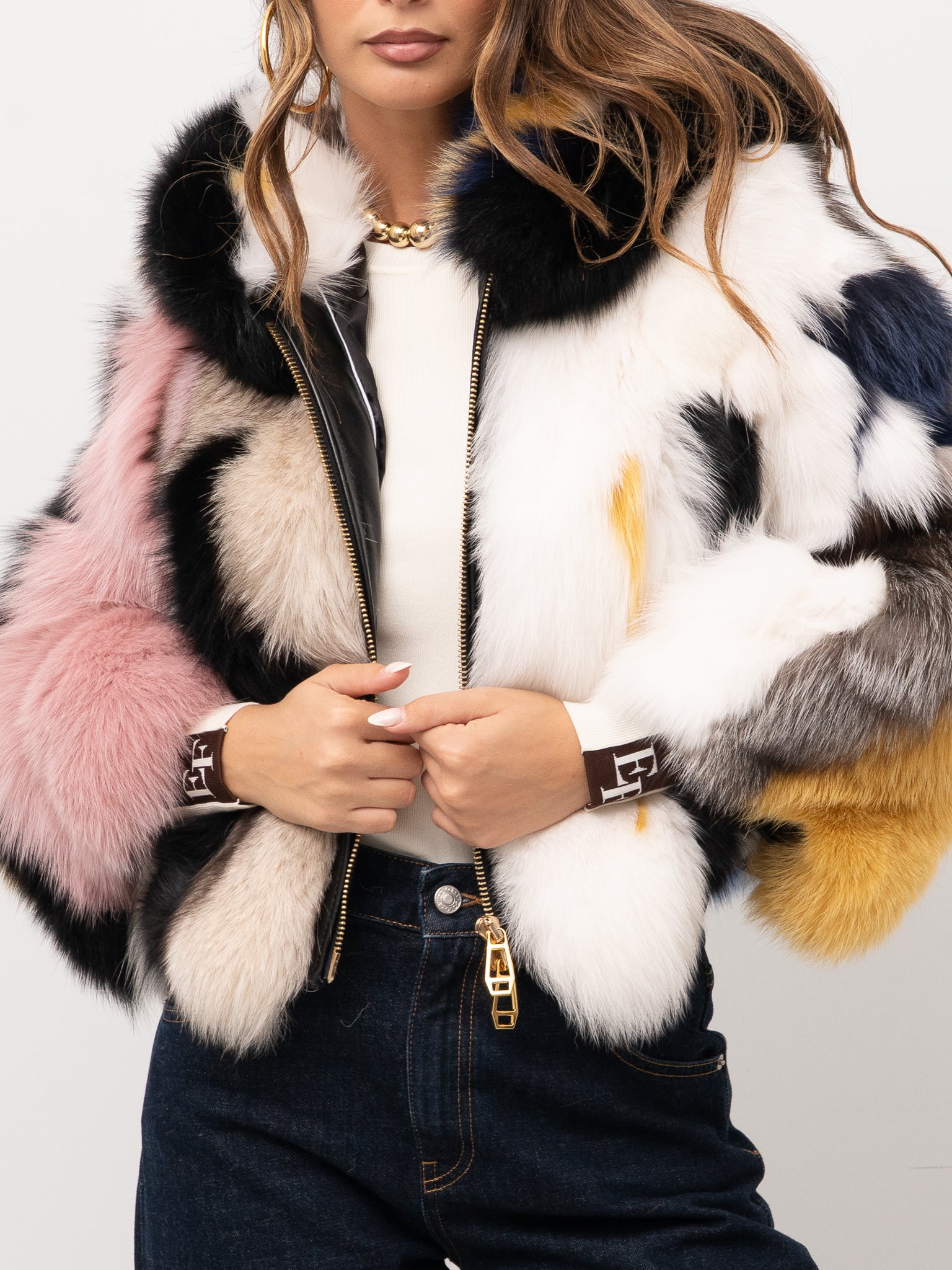 YES LONDON FUR COAT LC50015