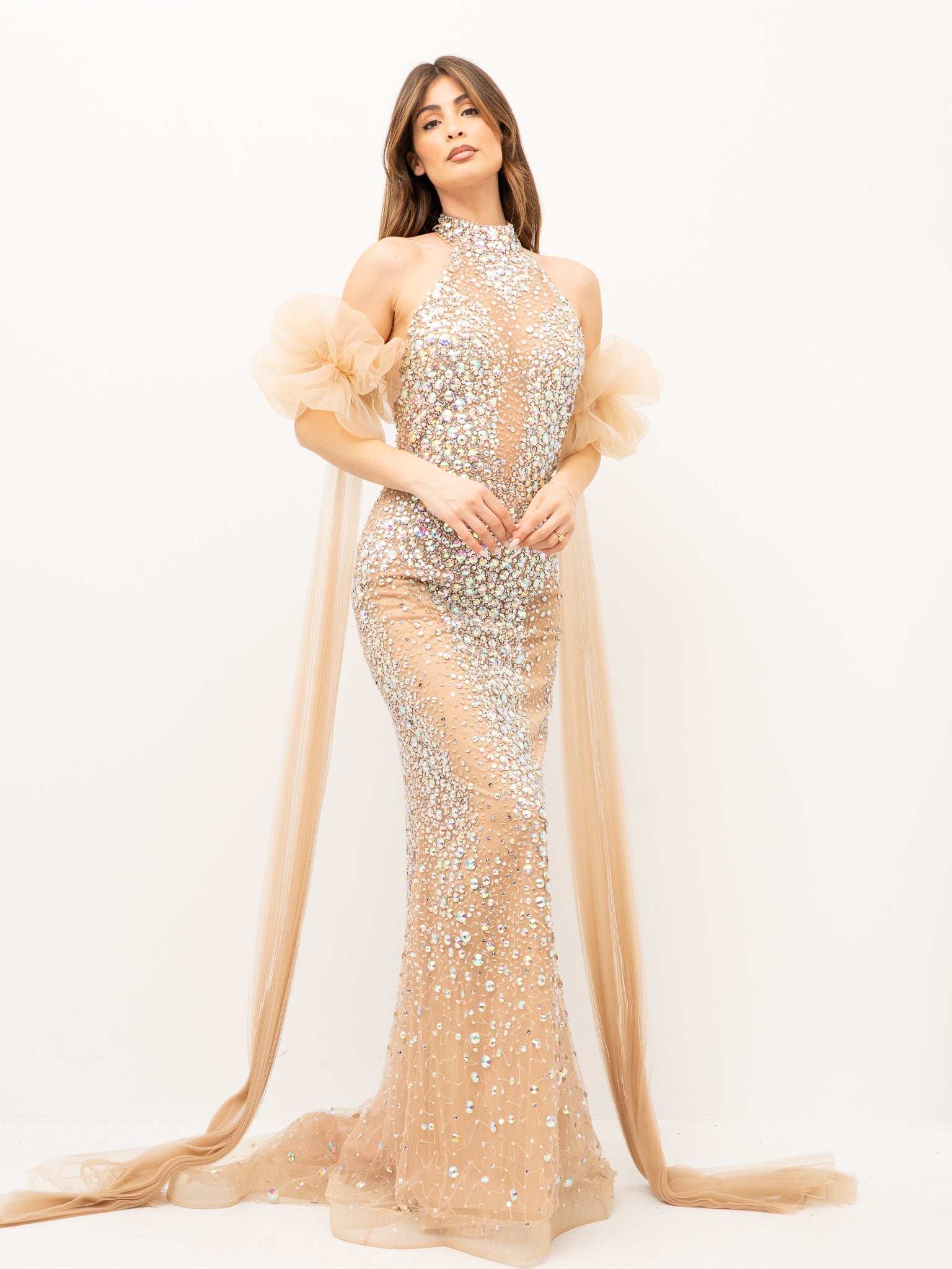 18 VESTIDO DE CELEBRIDAD J100-26M