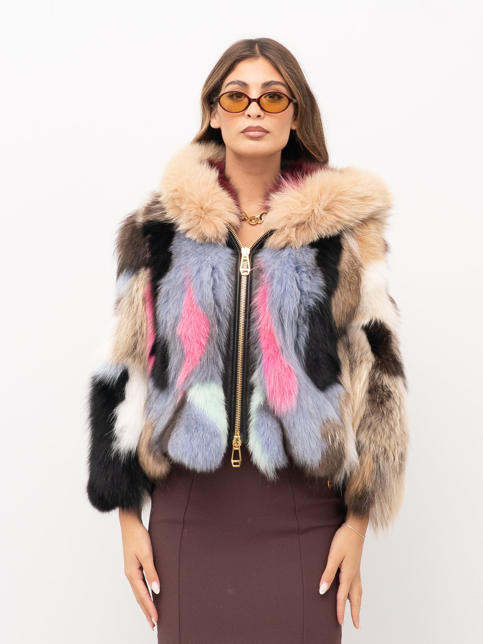 YES LONDON FUR COAT LC50017