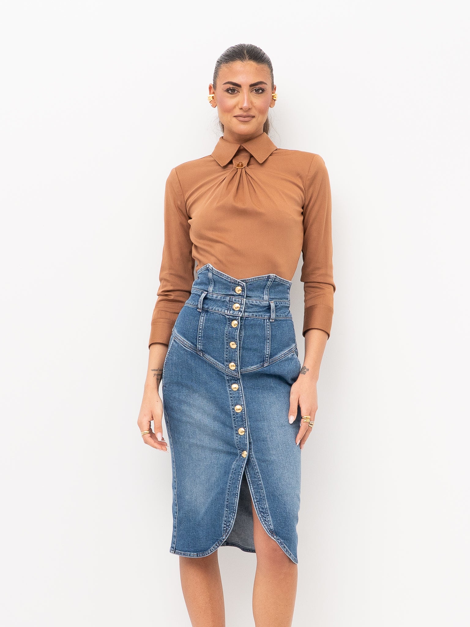 CAMICIA ELISABETTA FRANCHI CA15661E2