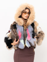 YES LONDON FUR COAT LC50017