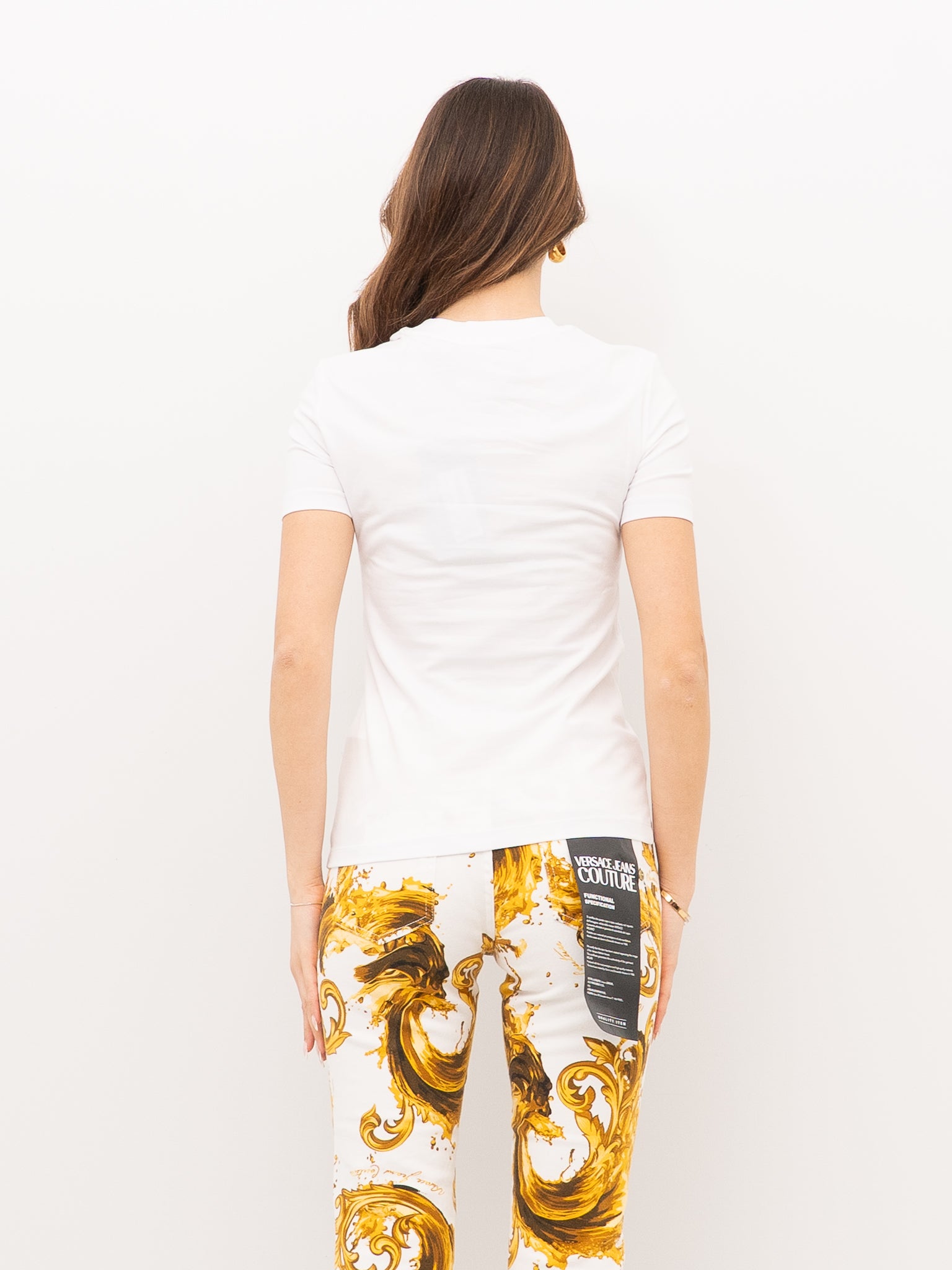 T-SHIRT VERSACE JEANS COUTURE 80HAHE01 CJ02E