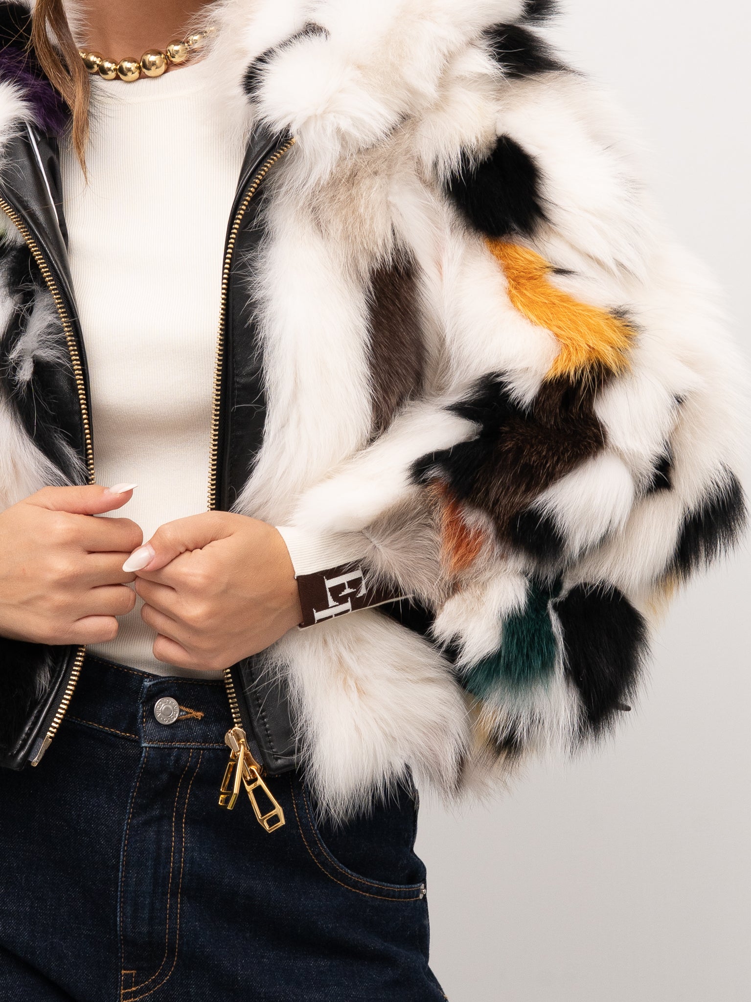 YES LONDON FUR COAT LC50009