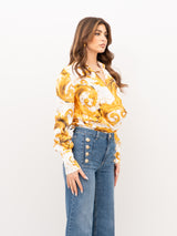 BLUSA VERSACE JEANS COUTURE 80HAL212 NS820