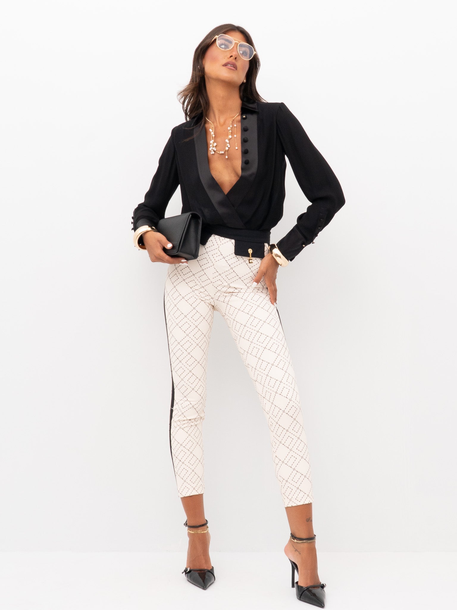 CAMICIA A BODY ELISABETTA FRANCHI CB00356E2