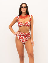 ADORE' CORAL SWIMSUIT