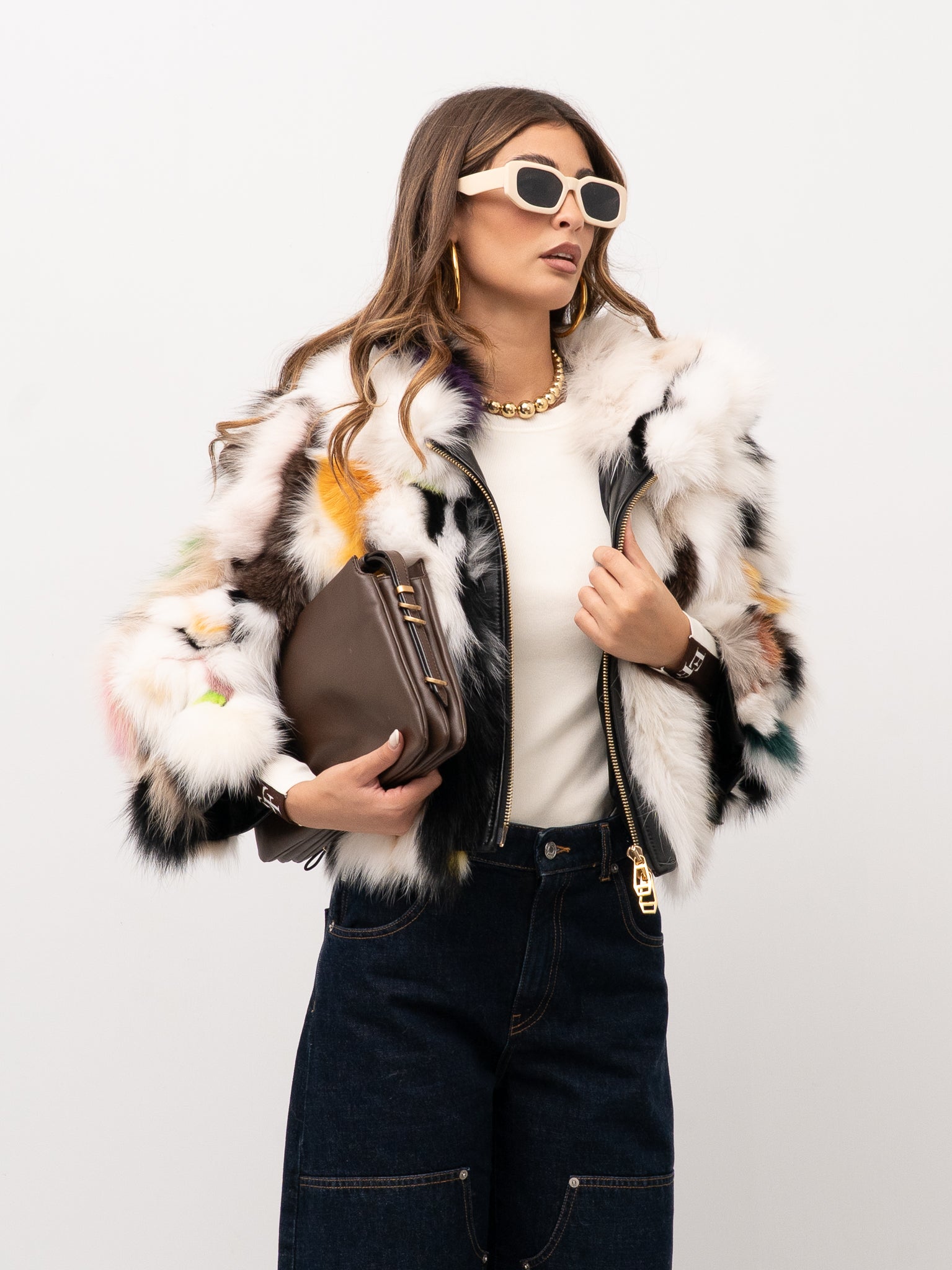 YES LONDON FUR COAT LC50009