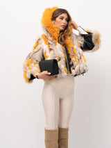 YES LONDON FUR COAT LC50018