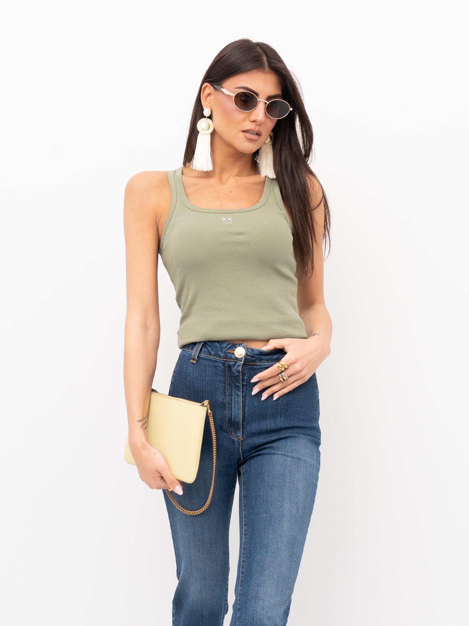 PINKO TANK TOP 100807-A338