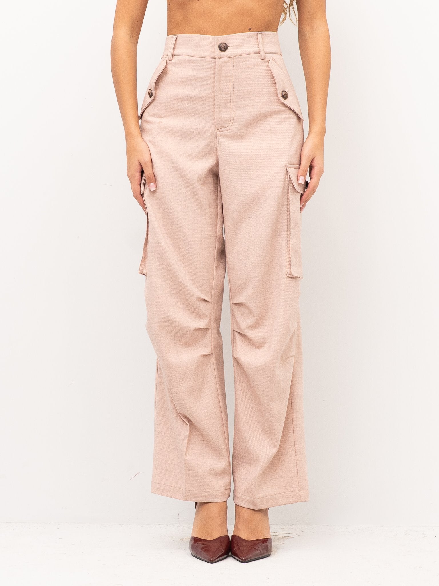 PAPER KID TROUSERS F6PKWOPA106