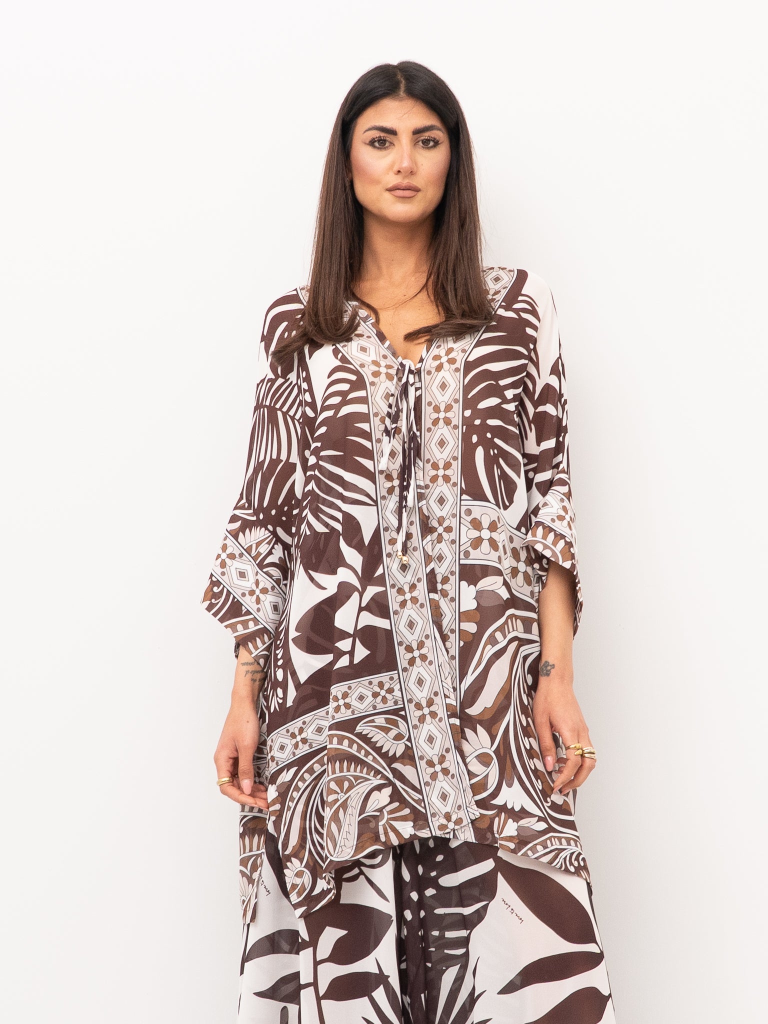 GAI MATTIOLO CAFTAN LT412