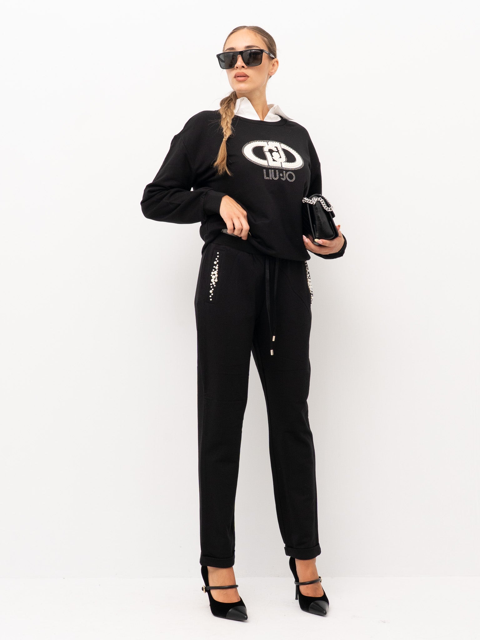 LIU JO TF5155FS576 TROUSERS