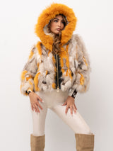 YES LONDON FUR COAT LC50018