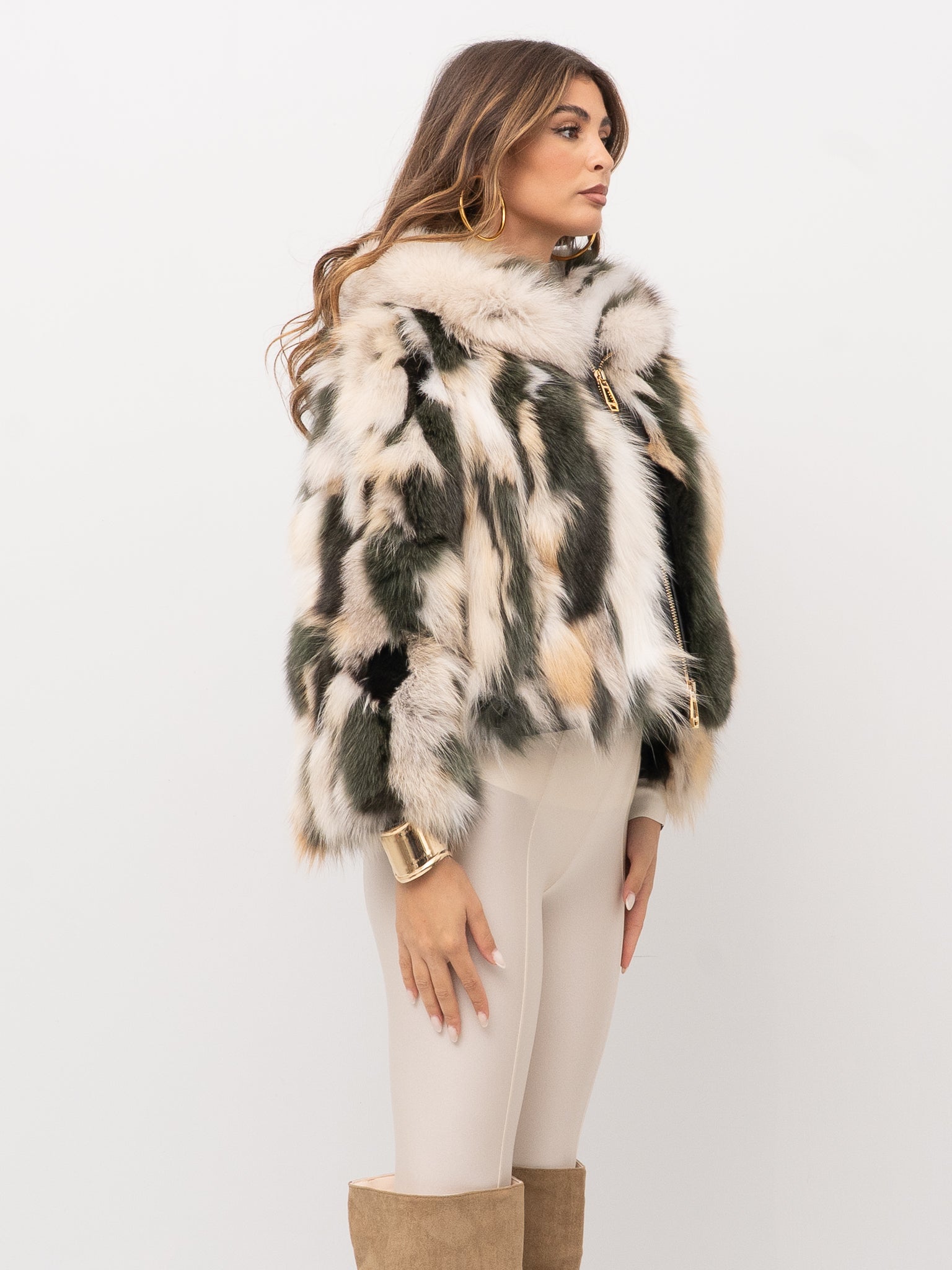 YES LONDON FUR COAT LC50006