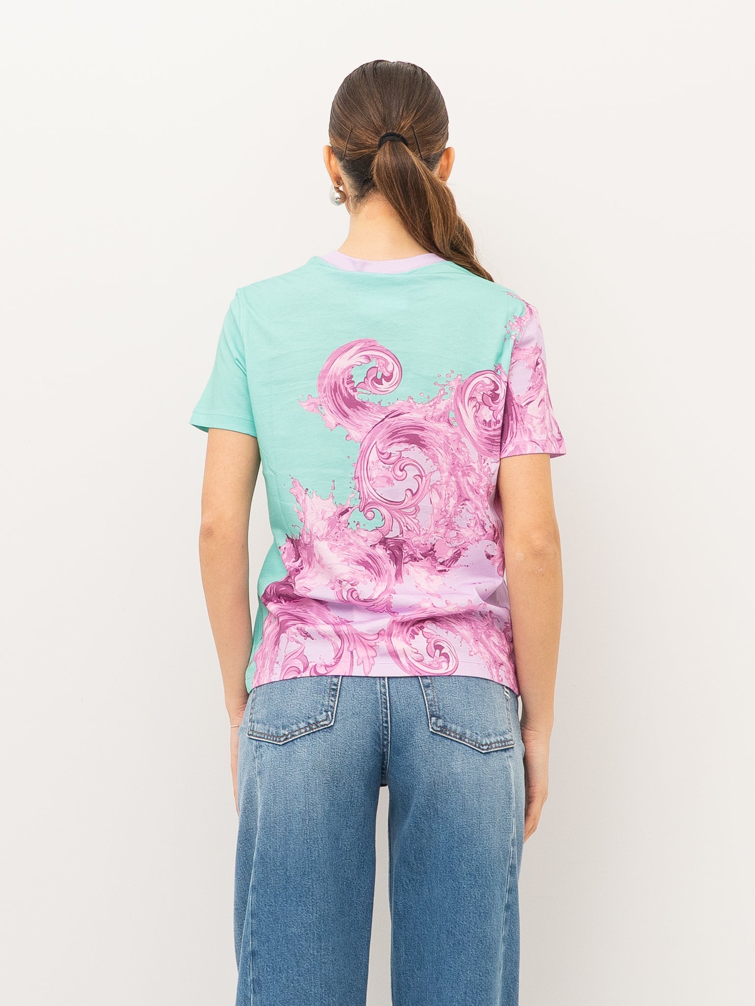 T-SHIRT VERSACE JEANS COUTURE 80HAH6P3 JS542