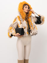 YES LONDON FUR COAT LC50018