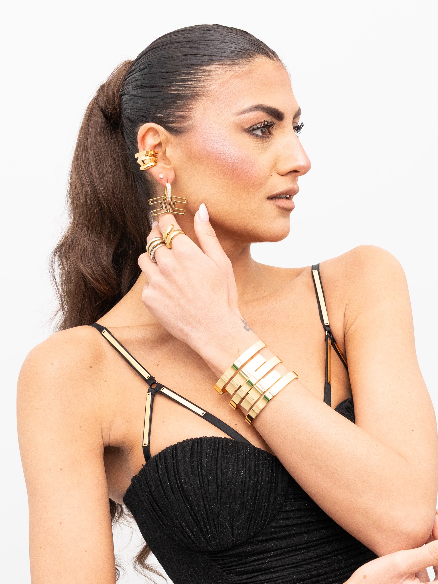 ELISABETTA FRANCHI OR31A61E2 EARRINGS