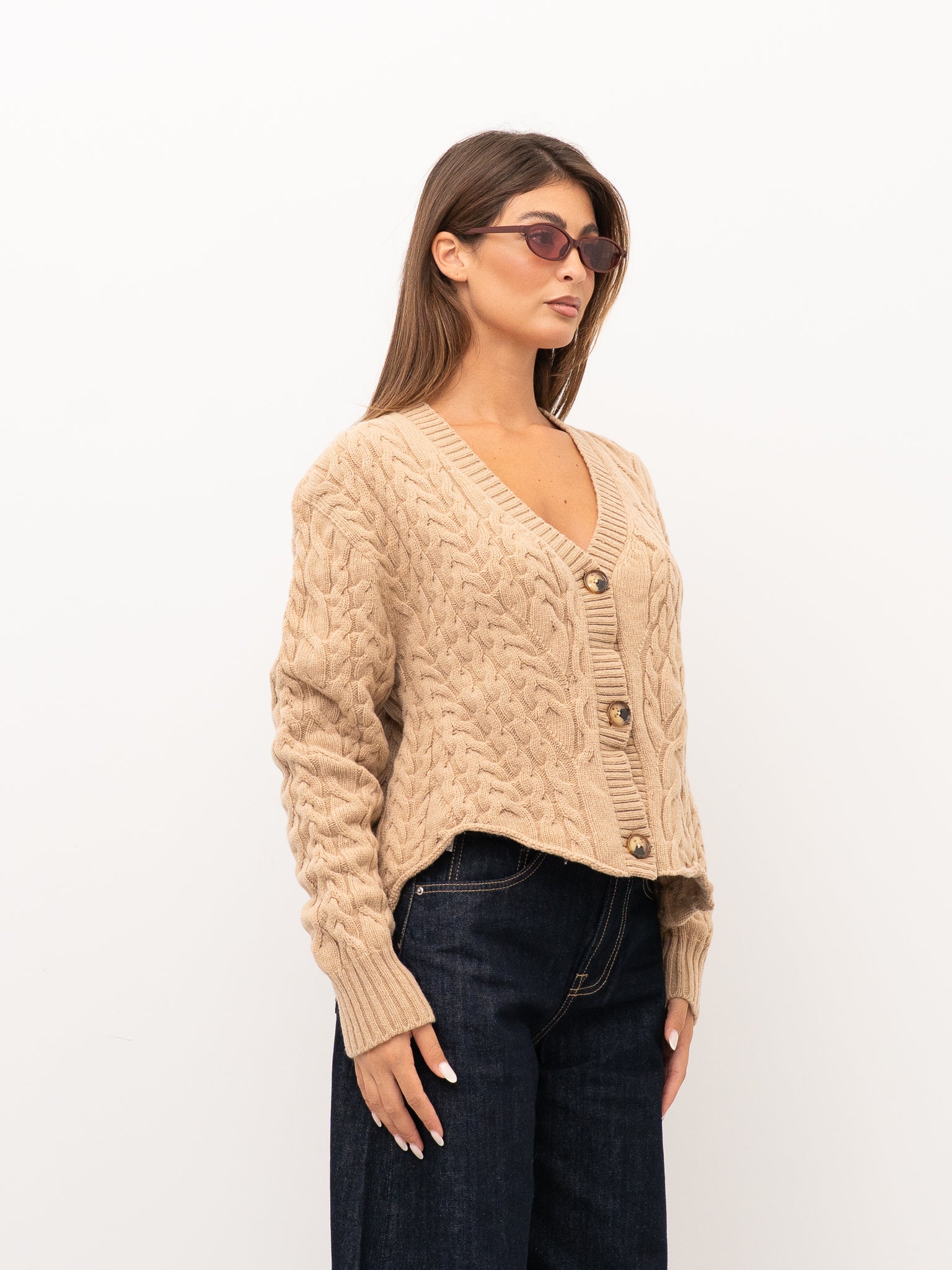 CARDIGAN A PAPER KID F6PKWOCA028
