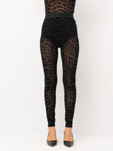 VERSACE JEANS COUTURE LEGGINGS 79HAC101 JS490