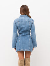 MYA ICON DENIM DRESS