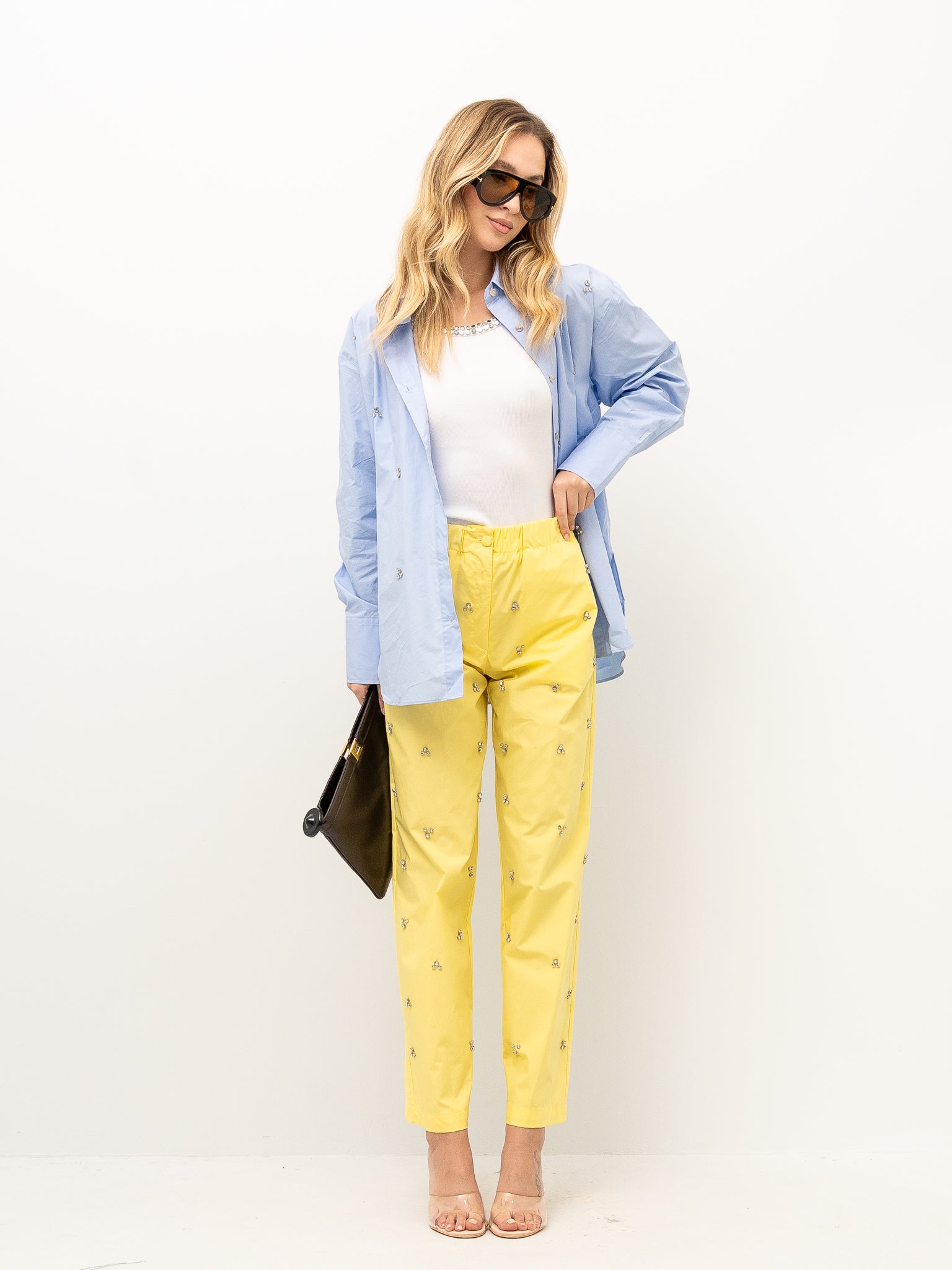 PANTALONE A PAPER KID S6PKWOPA135