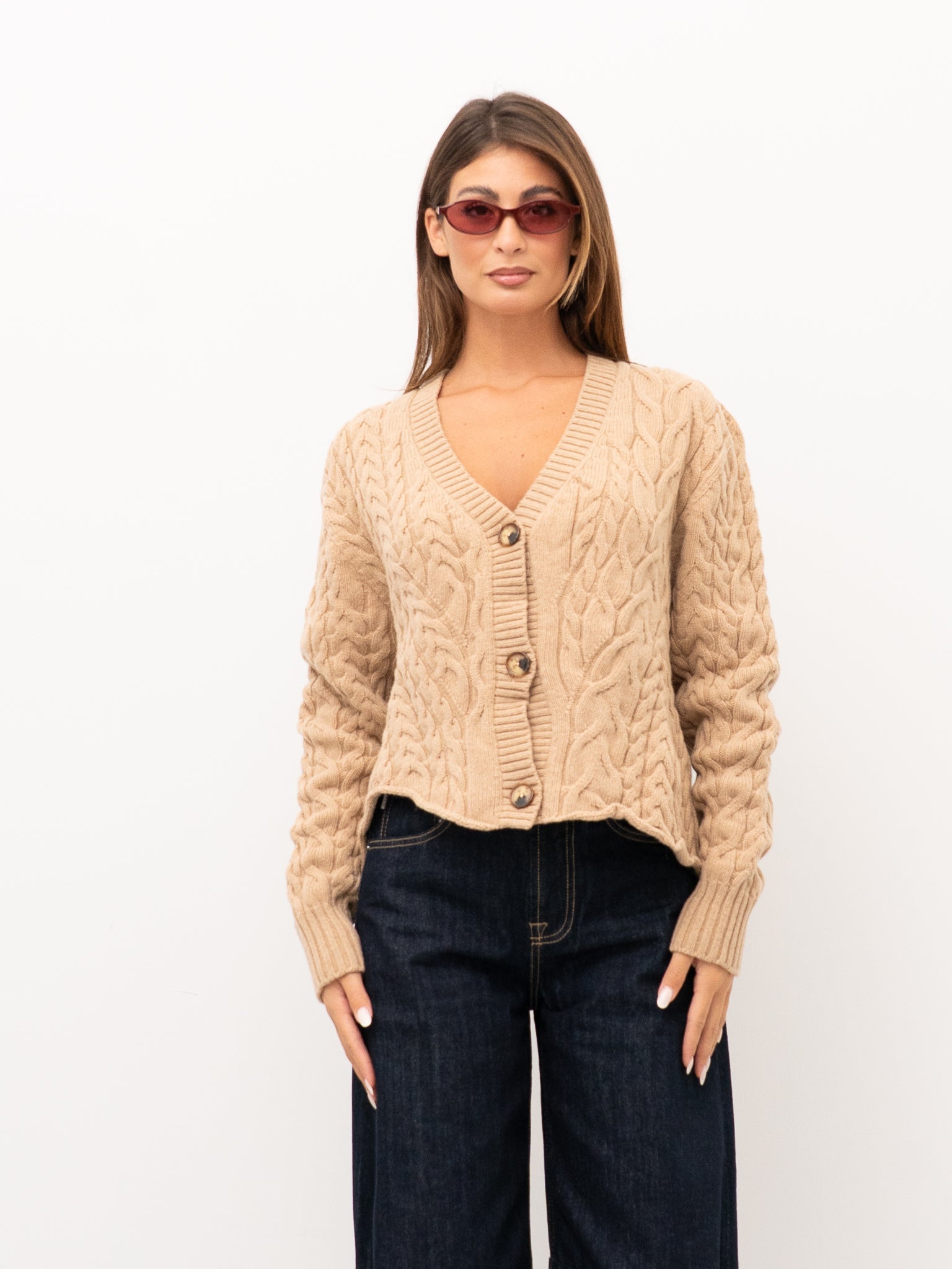 CARDIGAN A PAPER KID F6PKWOCA028