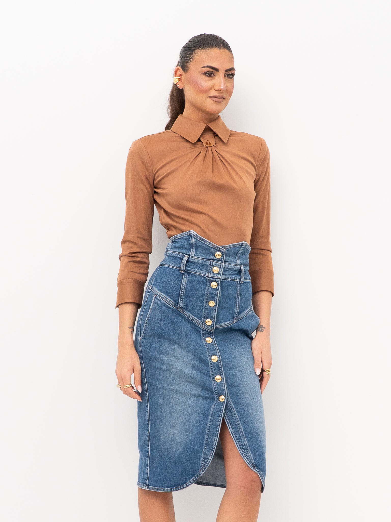 CAMICIA ELISABETTA FRANCHI CA15661E2