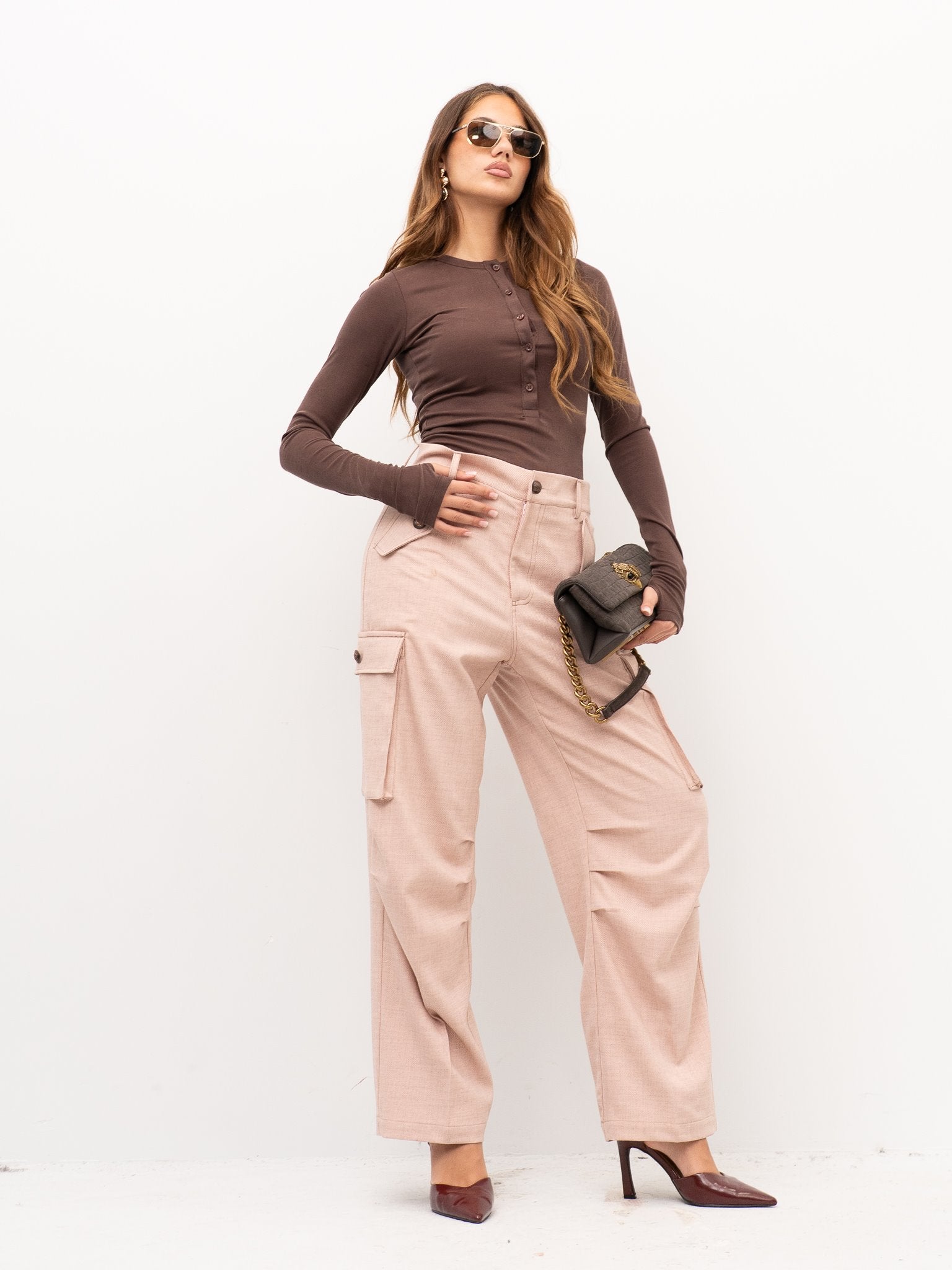 PAPER KID TROUSERS F6PKWOPA106